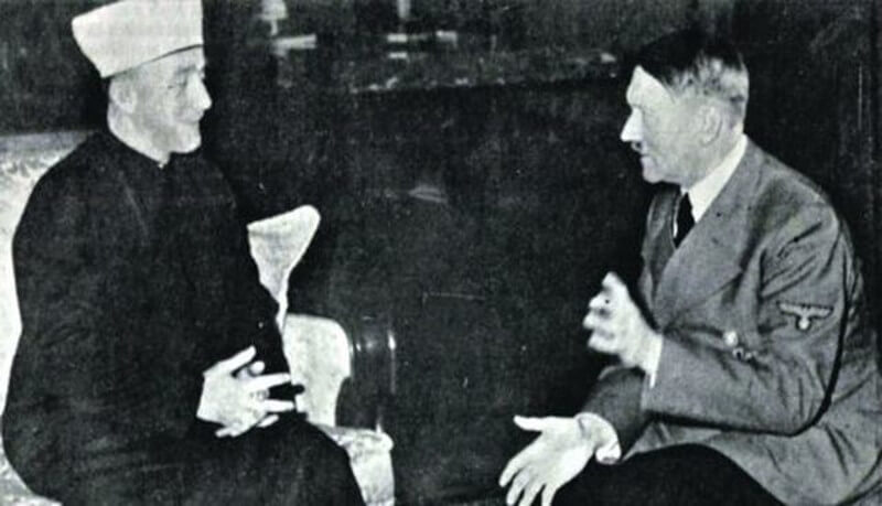 муфтија Јерусалима Ал Мохамед Ефенди Амин ел Хусеини и Адолф Хитлер 