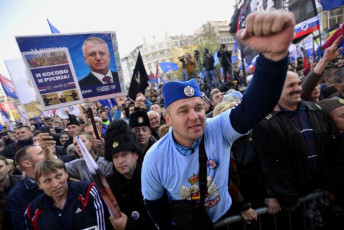 Погледајте протестну шетњу СРС и Војислава Шешеља београдским улицама (видео, фото галерија) PRISTALICE SRS