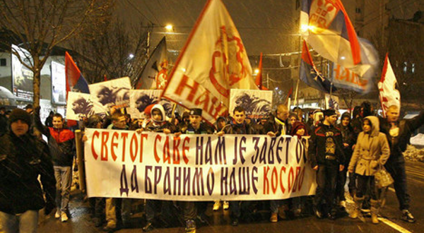 Др. Милан Ивановић СНВ Митинг подршке Србима на КиМ-у 1