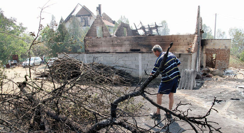 Горња Горевница: Тужба због пожара