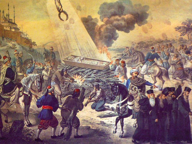На данашњи дан 1594. године Турци су на Врачару спалили мошти Светог Саве На данашњи дан 1594. године Турци су на Врачару спалили мошти Светог Саве