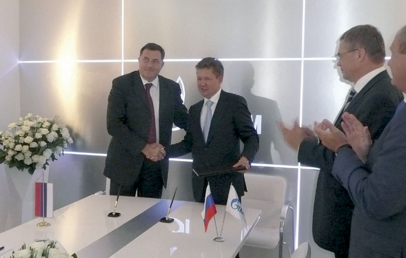 Додик потписао план за Јужни ток Додик потписао план за Јужни ток