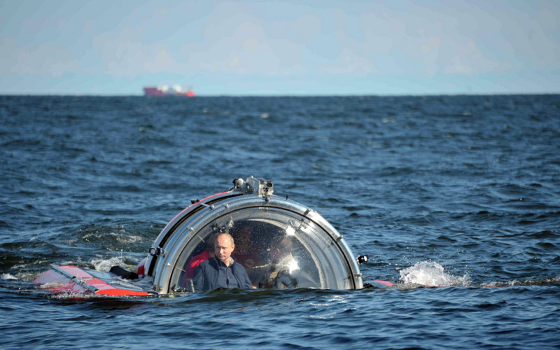 Путин заронио на дно Балтичког мора Путин заронио на дно Балтичког мора