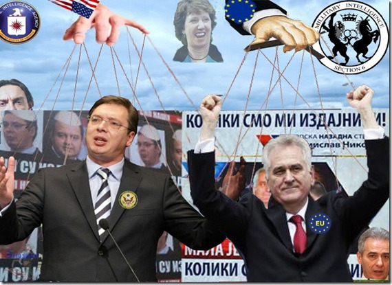 Последњи издисаји Србије: У главној улози Вучић и Николић, док су режисери представе Вашингтон и Брисел Последњи издисаји Србије: У главној улози Вучић и Николић, док су режисери представе Вашингтон и Брисел