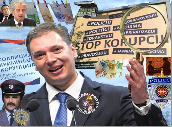 ЋОРАК: Вучићева борба против корупције као најобичнија манипулација и бацање прашине у очи ЋОРАК: Вучићева борба против корупције као најобичнија манипулација и бацање прашине у очи