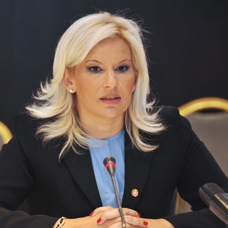 Министарска Михајловић као покварена грамофонска плоча да не кажемо да је досадна као про..в Министарска Михајловић као покварена грамофонска плоча да не кажемо да је досадна као про..в