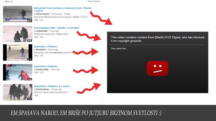 ЕКСКЛУЗИВНО! Бугарска фирма из Беча цензурише видео филмове о Александру Вучићу на ЈУТУБУ! ЕКСКЛУЗИВНО! Бугарска фирма из Беча цензурише видео филмове о Александру Вучићу на ЈУТУБУ!