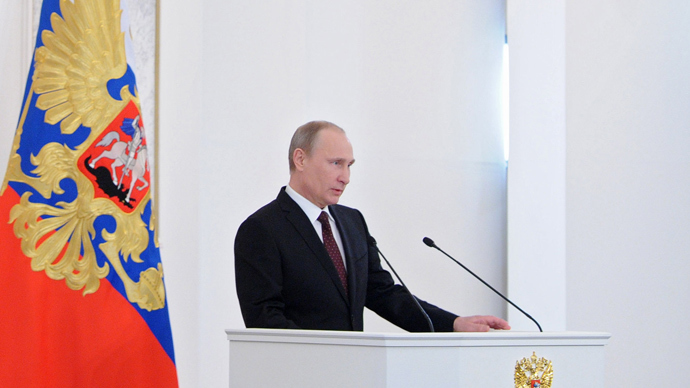 Путин упутио захтев Крима за присаједињење са Русијом Савету безбедности Русије Путин упутио захтев Крима за присаједињење са Русијом Савету безбедности Русије