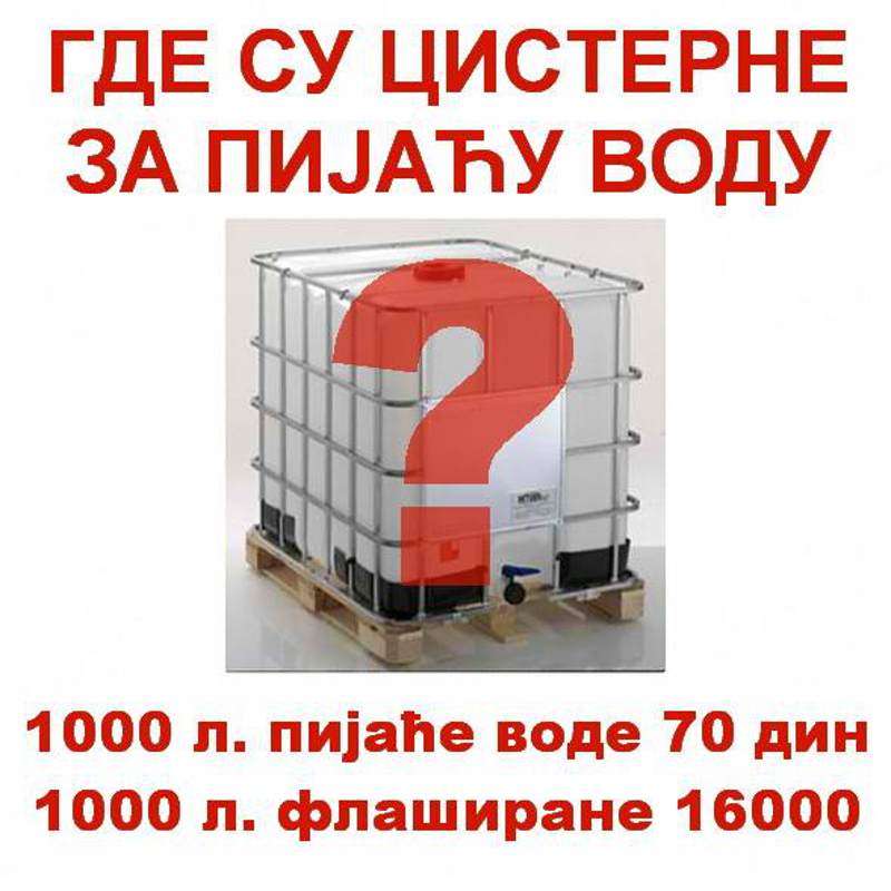 Где су цистерне за воду? Где су цистерне за воду?