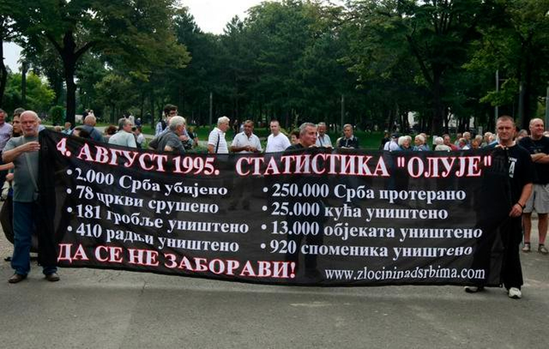 У Београд се обележава 19. година од злочиначке Олује У Београд се обележава 19. година од злочиначке Олује