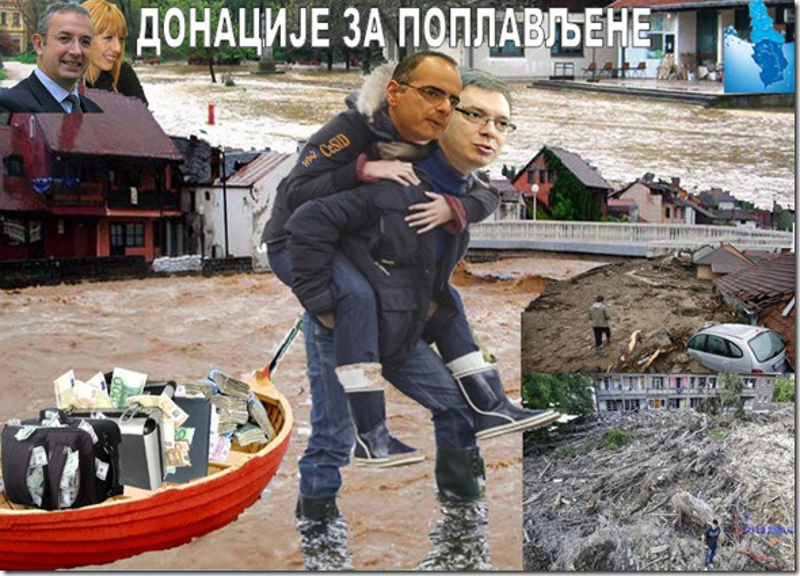 БРОЈАЧ ПАРА: Акција „ПРЕУСМЕРАВАЊА“ помоћи поплављенима као заметање трага донација! БРОЈАЧ ПАРА: Акција „ПРЕУСМЕРАВАЊА“ помоћи поплављенима као заметање трага донација!