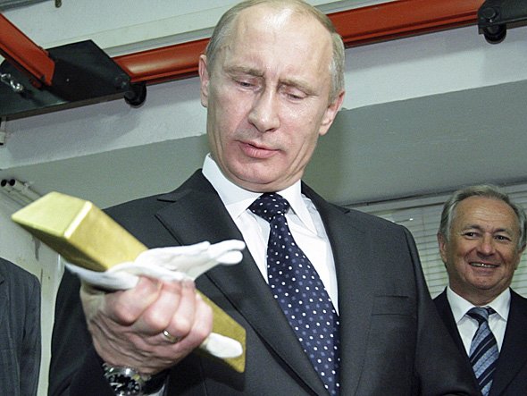 Путин гомила злато Путин гомила злато