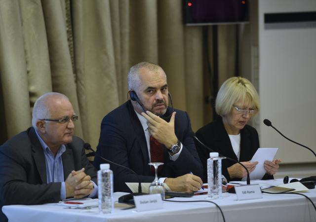 DUSAN JANJIC, EDI RAMA I JADRANKA JELINCIC