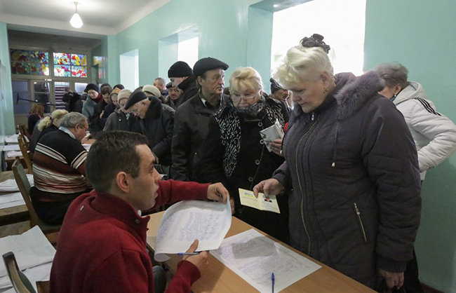 Велика излазност на изборима у Новоросији Велика излазност на изборима у Новоросији