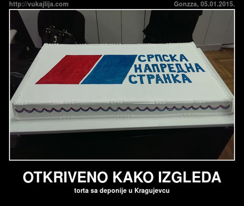 ХИТНО! Полиција коначно открила како изгледа торта са депоније у Крагујевцу! ХИТНО! Полиција коначно открила како изгледа торта са депоније у Крагујевцу!