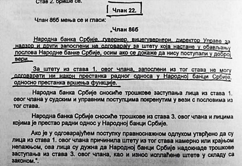 Табаковићка мења закон да никада не може да одговара за штету коју направи! Табаковићка мења закон да никада не може да одговара за штету коју направи!
