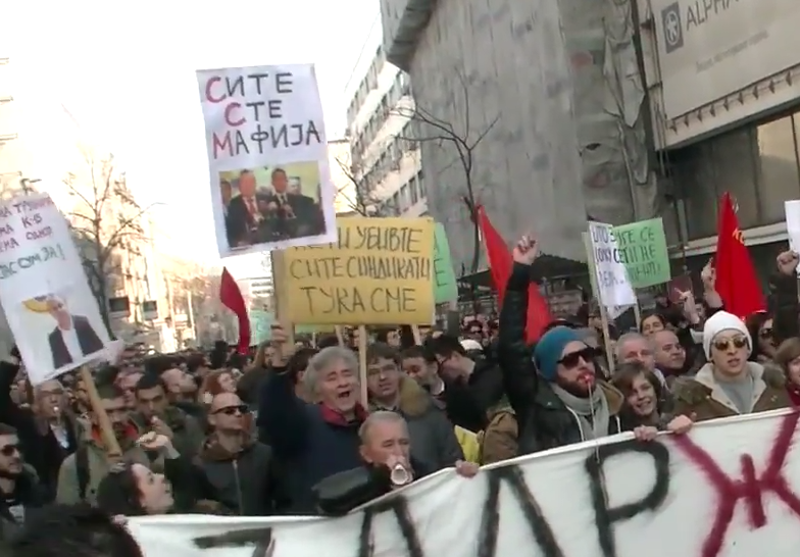 Македонија: Протести у Скопљу (видео) Македонија: Протести у Скопљу (видео)