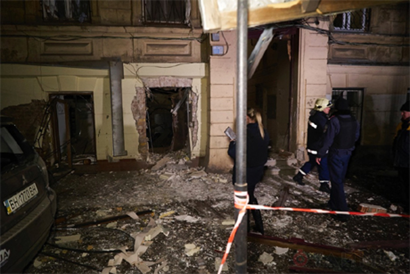 Одеса: Минирана зграда Десног сектора Одеса: Минирана зграда Десног сектора