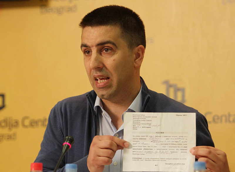 В. ЈЕШИЋ: Полиција се према мени понашала као интерна полиција СНС В. ЈЕШИЋ: Полиција се према мени понашала као интерна полиција СНС