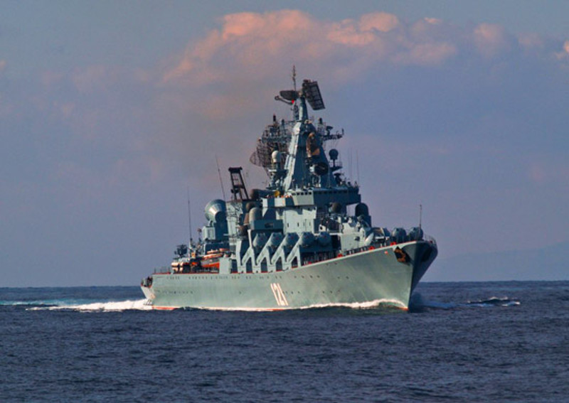 Ракетна крстарица „Москва“ плови према Медитерану Ракетна крстарица „Москва“ плови према Медитерану