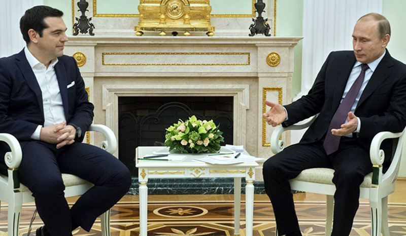 Путин и Ципрас поново о Турском току преко територије Грчке Путин и Ципрас поново о Турском току преко територије Грчке