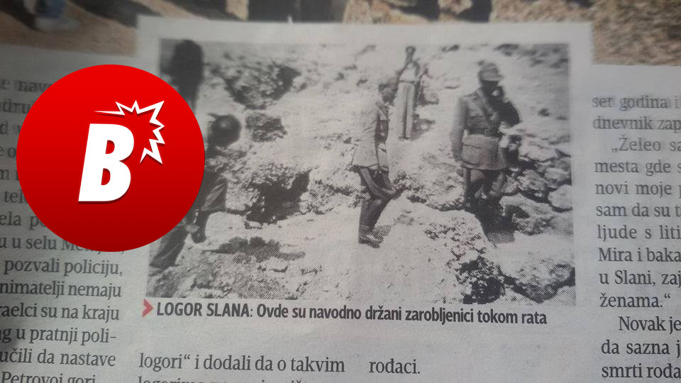 Погледајте како про-усташки "Блиц" за логор Слана где је побијено преко 38.000 хиљада Срба каже “Овде су НАВОДНО држани заробљеници” Погледајте како про-усташки "Блиц" за логор Слана где је побијено преко 38.000 хиљада Срба каже “Овде су НАВОДНО држани заробљеници”