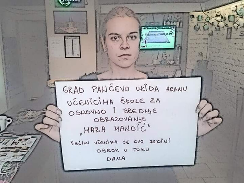 Град Панчево укида храну ученицима школе за основно и средње образовање "Мара Мадић" Град Панчево укида храну ученицима школе за основно и средње образовање "Мара Мадић"
