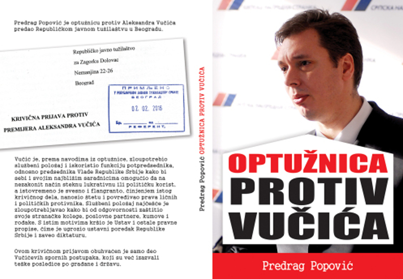 ОПТУЖНИЦА ПРОТИВ ВУЧИЋА: Крив је за преваре, злоупотребе, проневере, велеиздају… ОПТУЖНИЦА ПРОТИВ ВУЧИЋА: Крив је за преваре, злоупотребе, проневере, велеиздају…