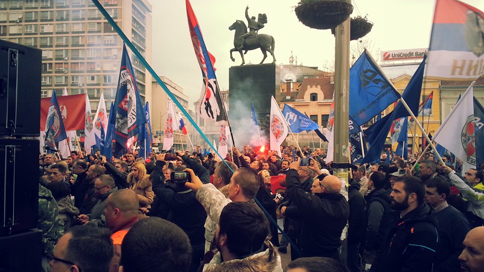 Погледајте митинг српског народа против НАТО у Нишу (видео) Погледајте митинг српског народа против НАТО у Нишу (видео)