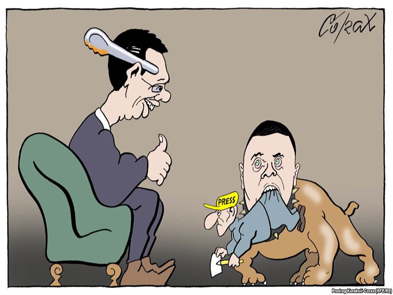 Како је Вођи у глави, тако је и на његовим медијима Како је Вођи у глави, тако је и на његовим медијима
