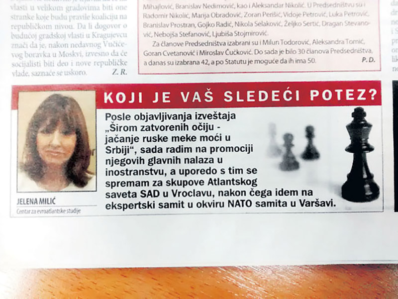 Кад НАТО лобисти разоткривају „меку моћ” Русије у Србији Кад НАТО лобисти разоткривају „меку моћ” Русије у Србији