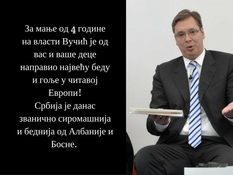 Довео си Србију на ниво западне Африке и то буквално а продајеш причу о шведском капатилазму Довео си Србију на ниво западне Африке и то буквално а продајеш причу о шведском капатилазму