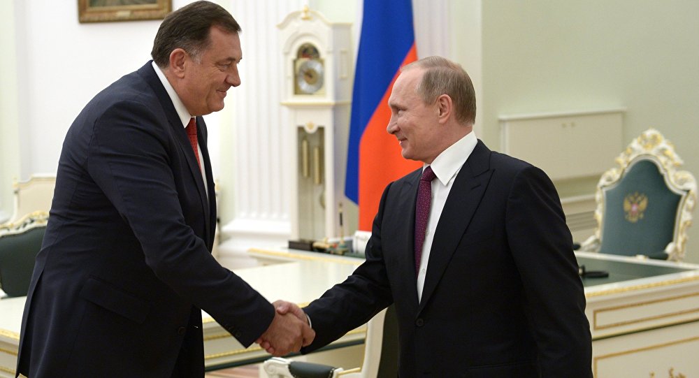 Путин и Додик у Москви: Референдум је право народа Путин и Додик у Москви: Референдум је право народа