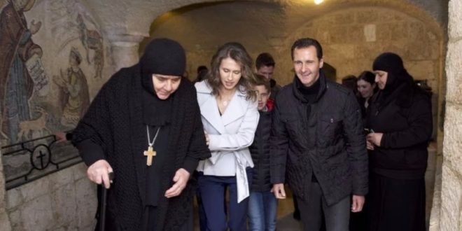 Башар Асад са супругом у посети православном манастиру из 547. године (видео) 1