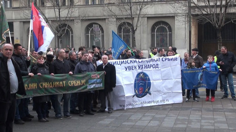 У недељу заједнички протест Војног и Полицијског синдиката У недељу заједнички протест Војног и Полицијског синдиката
