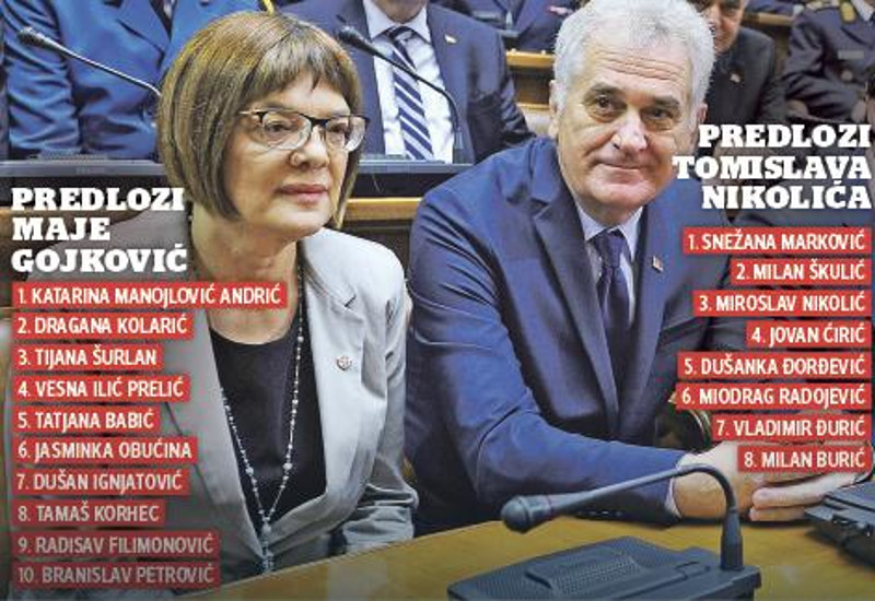 Рођаци, пријатељи, супружници, стрине, ујаци, љубавнице: Ово је листа спорних имена напредњачких кандидата за судије Уставног суда Рођаци, пријатељи, супружници, стрине, ујаци, љубавнице: Ово је листа спорних имена напредњачких кандидата за судије Уставног суда