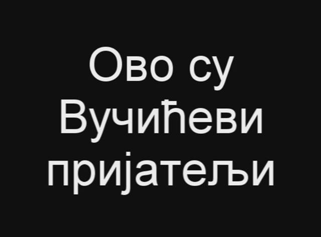 Ово су Вучићеви пријатељи! (видео)