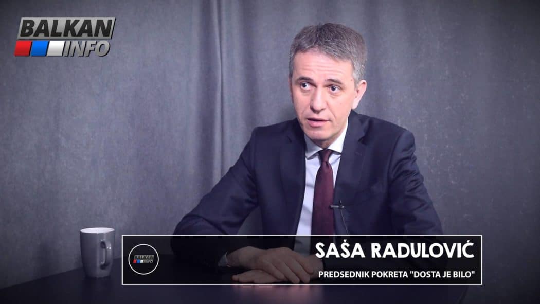 ИНТЕРВЈУ: Саша Радуловић - Вучића чека пораз, нећемо му дозволити да покраде изборе! (видео) ИНТЕРВЈУ: Саша Радуловић - Вучића чека пораз, нећемо му дозволити да покраде изборе! (видео)