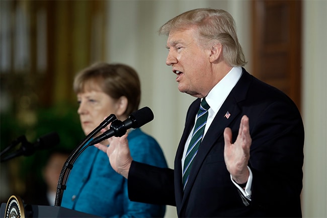 Трамп: Немачка дугује огромне суме NATO и САД за моћну и веома скупу заштиту коју је имала Трамп: Немачка дугује огромне суме NATO и САД за моћну и веома скупу заштиту коју је имала