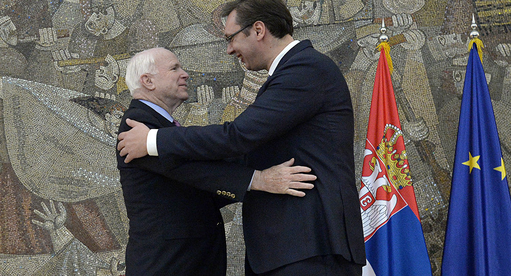 Александар Вучић се у понедељак састаје са Џоном Мекејном Александар Вучић се у понедељак састаје са Џоном Мекејном