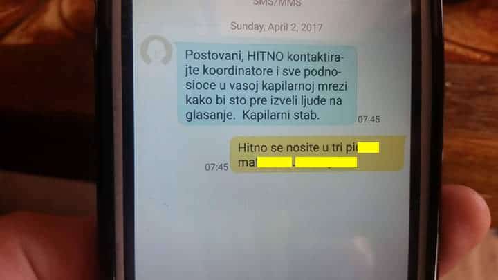 КАПИЛАРНО У ПАНИЦИ! Напредњаци шаљу поруке да се ХИТНО јавите координаторима „капиларног штаба“