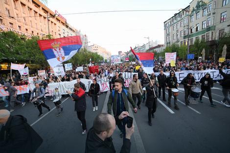 „Протест против диктатуре“ и режимско спиновање „Протест против диктатуре“ и режимско спиновање