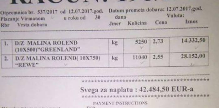 Беру малине "за нулу"