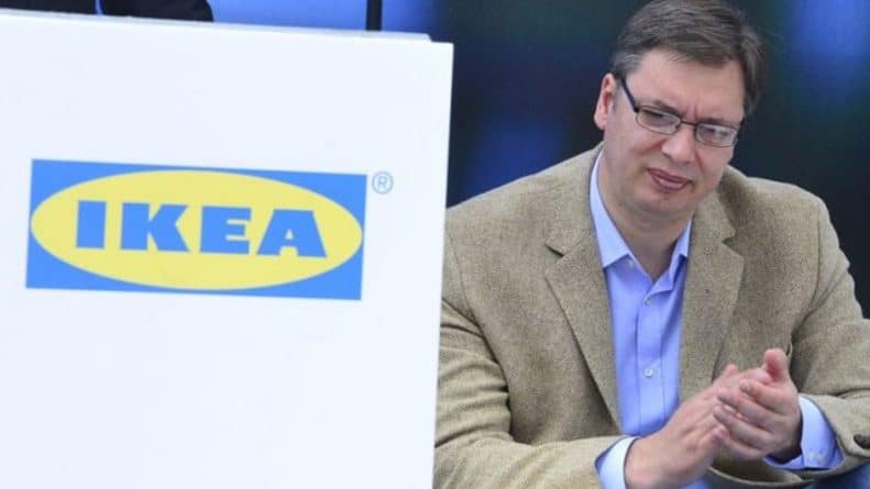 Светски медији се спрдају са Вучићем због ИКЕА Светски медији се спрдају са Вучићем због ИКЕА