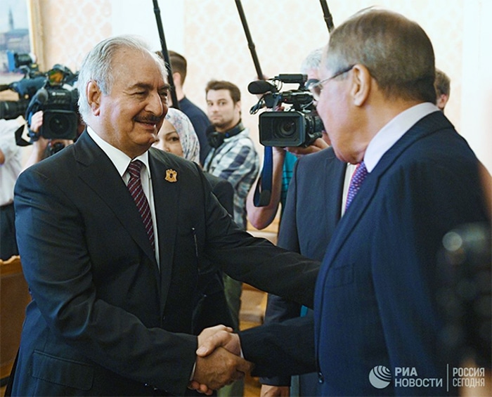 Либијски маршал Калифа Хафтар у Москви затражио војну подршку Русије Либијски маршал Калифа Хафтар у Москви затражио војну подршку Русије