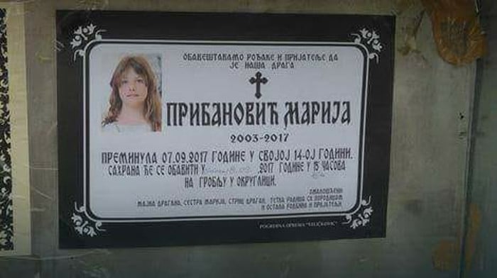 Девојчица од 14 година умрла јер Хитна помоћ нема санитетско возило Девојчица од 14 година умрла јер Хитна помоћ нема санитетско возило