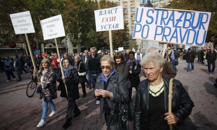 Пензионери туже државу Стразбуру због пензија Пензионери туже државу Стразбуру због пензија