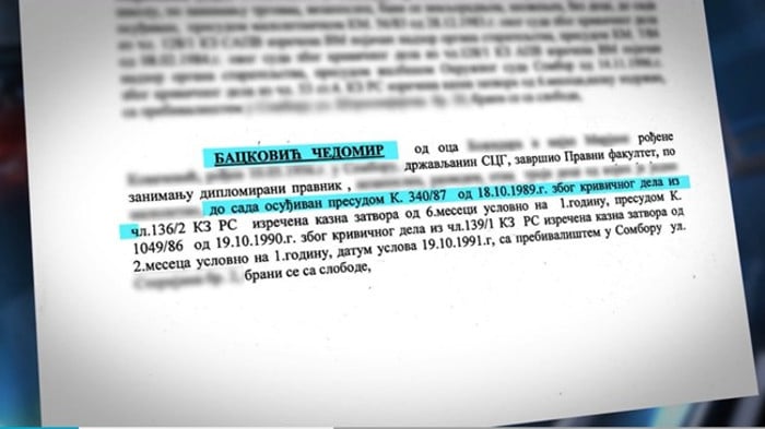 Помоћик министра правде три пута кривично осуђиван!