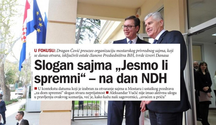 Стаматовић: Због присуства благдану НДХ и најаве учешћа на самиту у Софији - Вучић мора да поднесе оставку! Стаматовић: Због присуства благдану НДХ и најаве учешћа на самиту у Софији - Вучић мора да поднесе оставку!