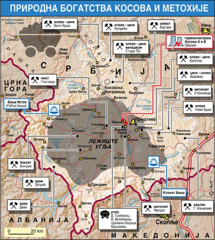 Ексклузивно: судбина привредних ресурса Србије на Косову и Метохији
